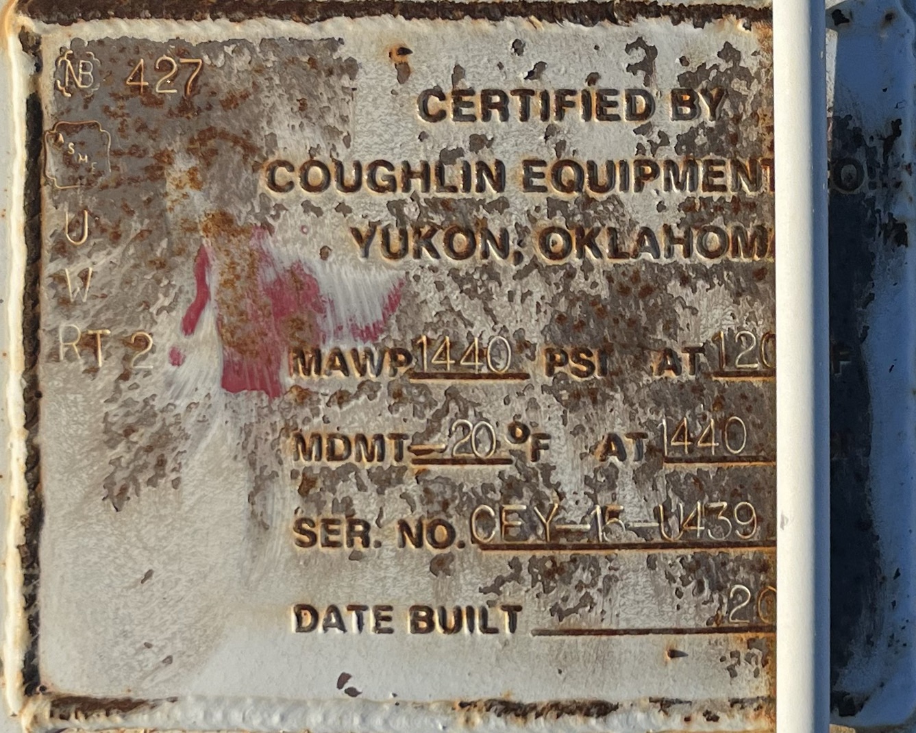 Used Separator, Vertical, 2P, 30"x10', 1440#