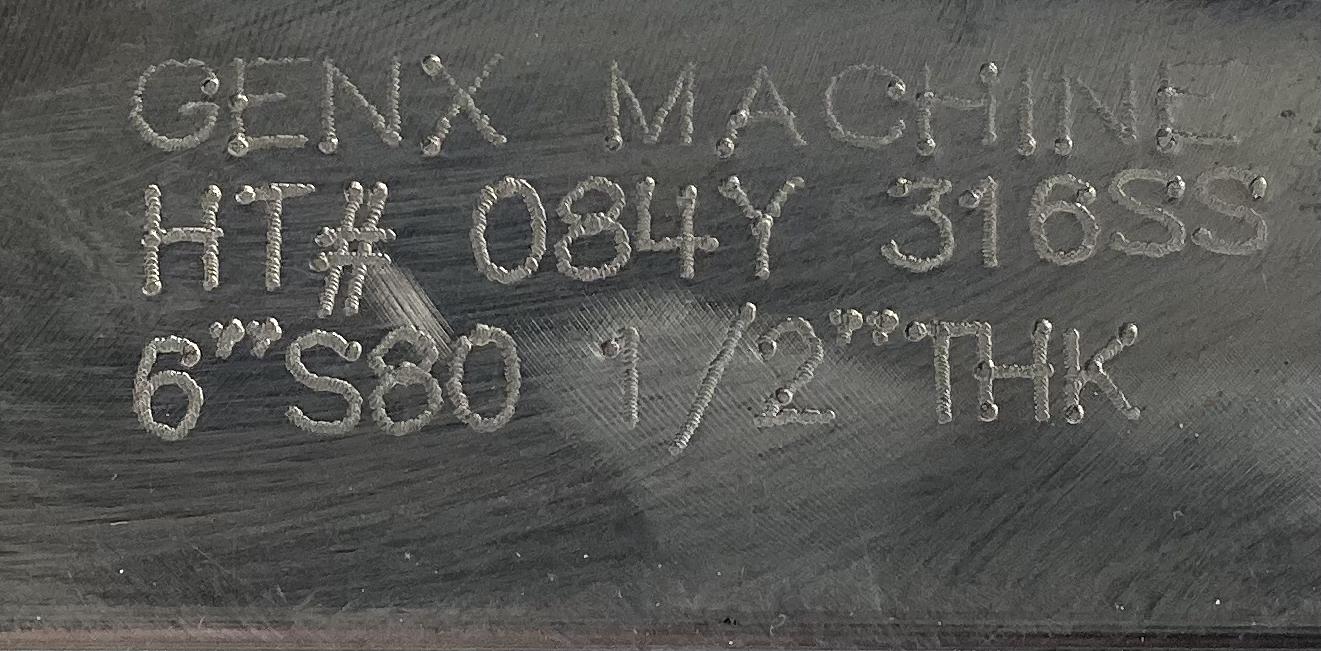 Paddle Spacer, 6" 600#, SCH 80