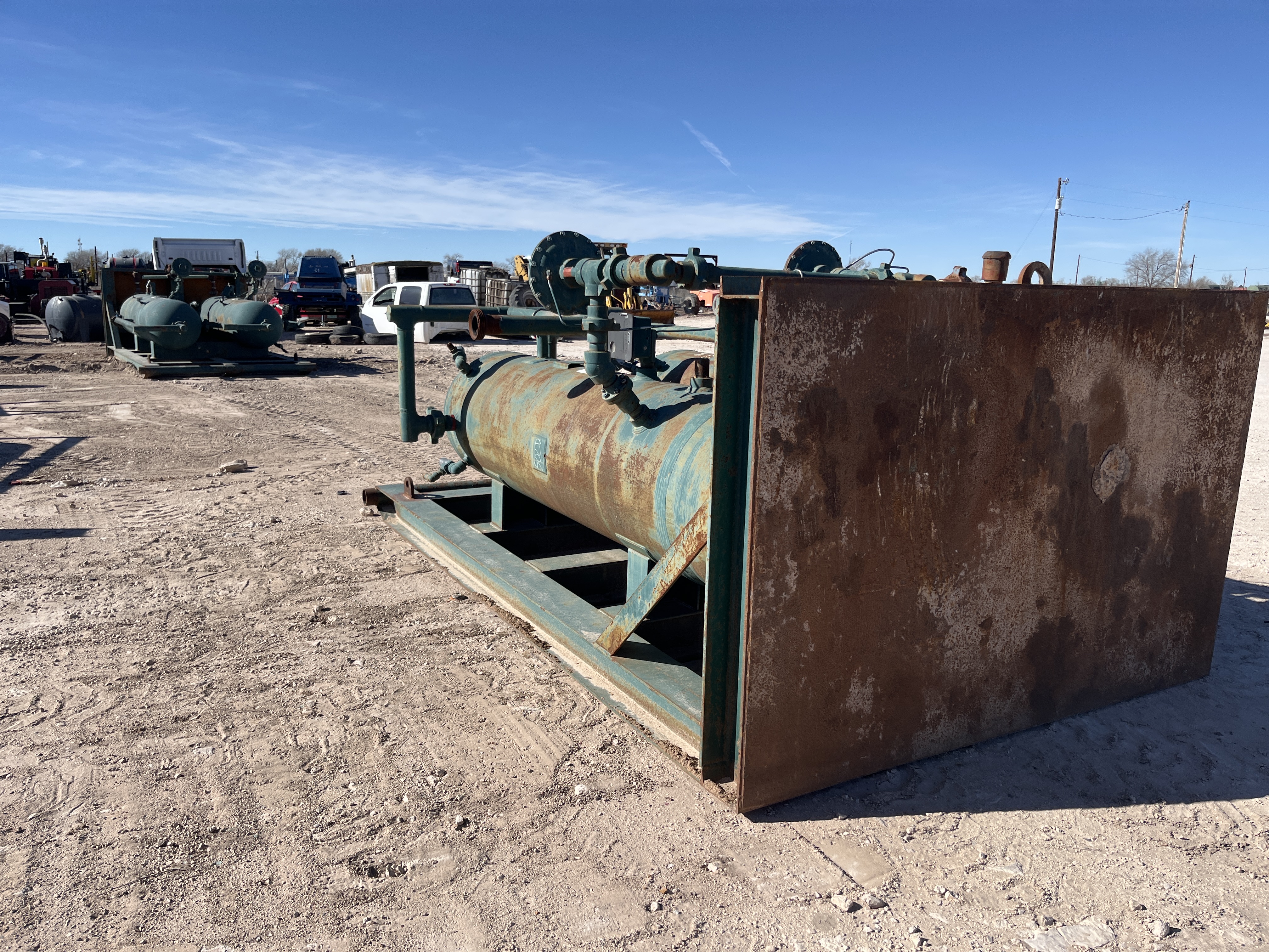 Used Sand Trap, Dual, Gravity, 30"x8', 3000#