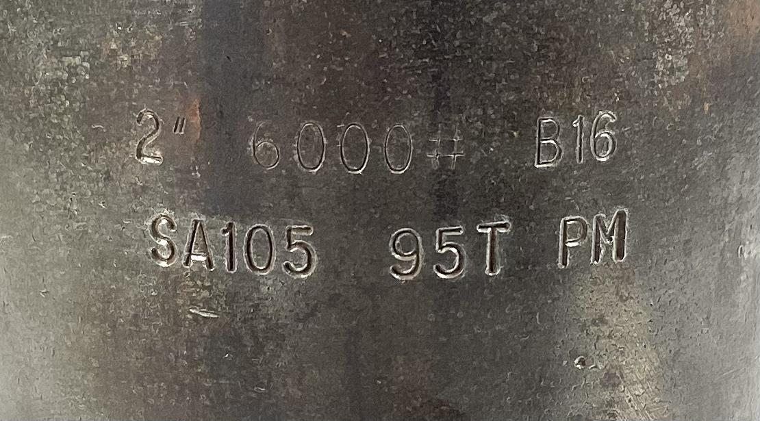 Coupling, W/THD, 2" x 3 1/2", 6M, SA105