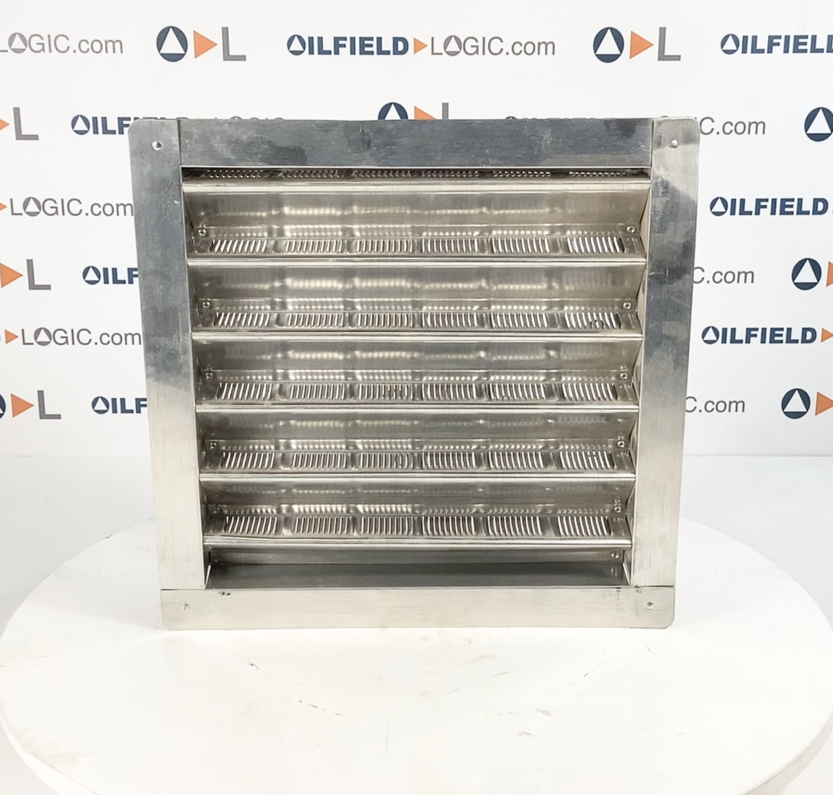 Wall Shutter, 12" Stainless Steel