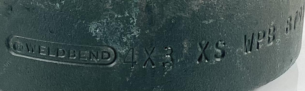 Reducer, Weld, 4"x3", XH