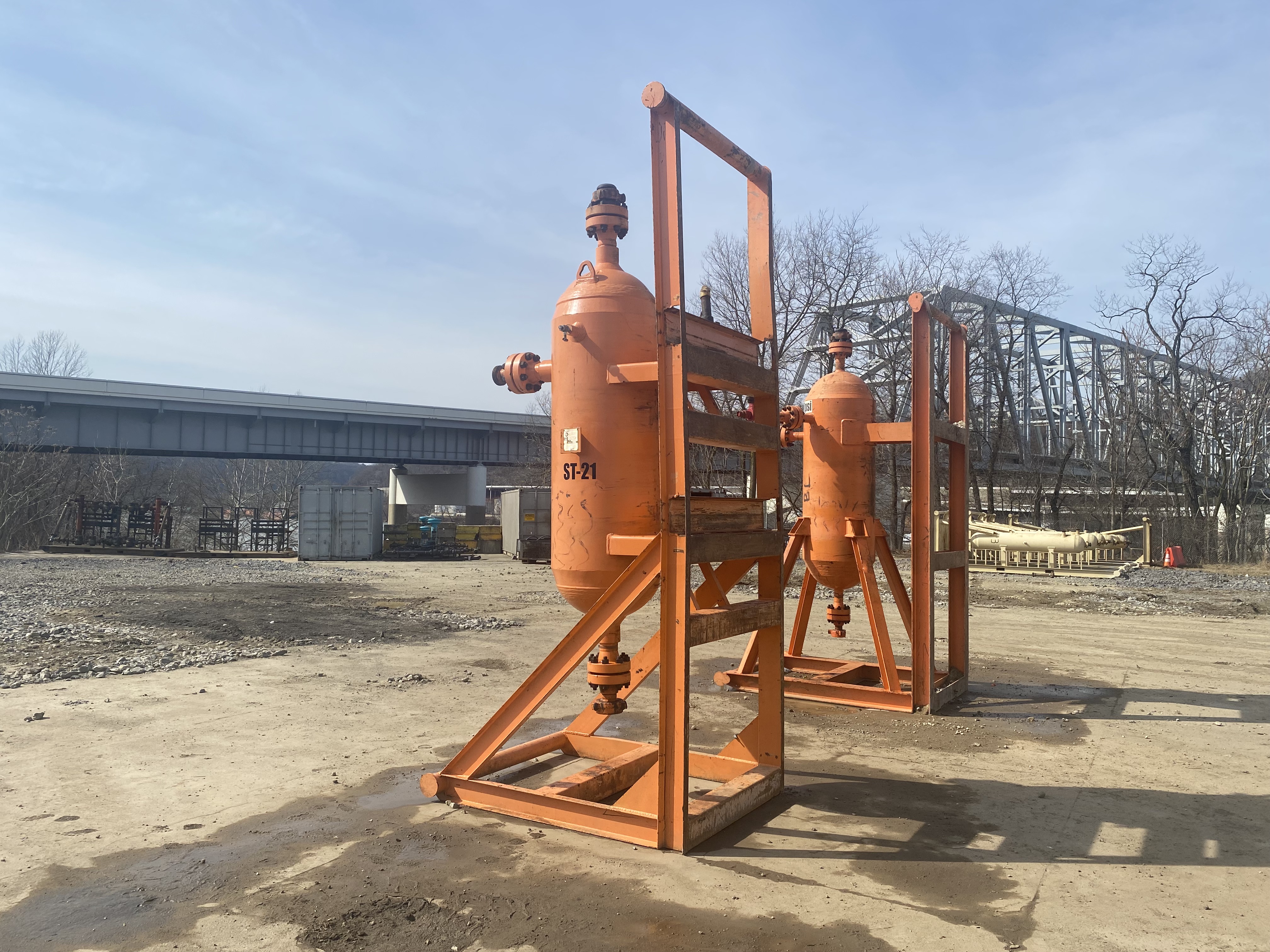 Used Sand Trap, Gravity, 28"x6', 10000#