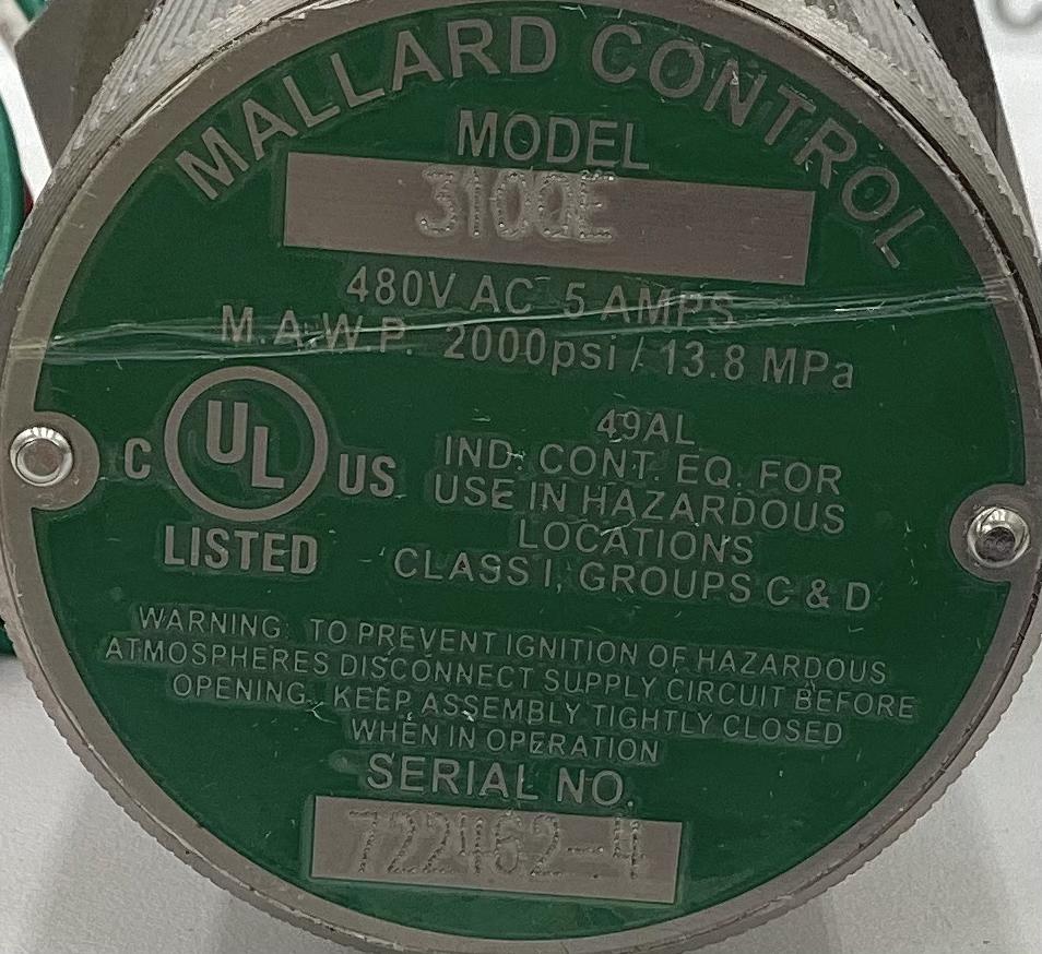 Switch, Level, Electric, 2", 2000#