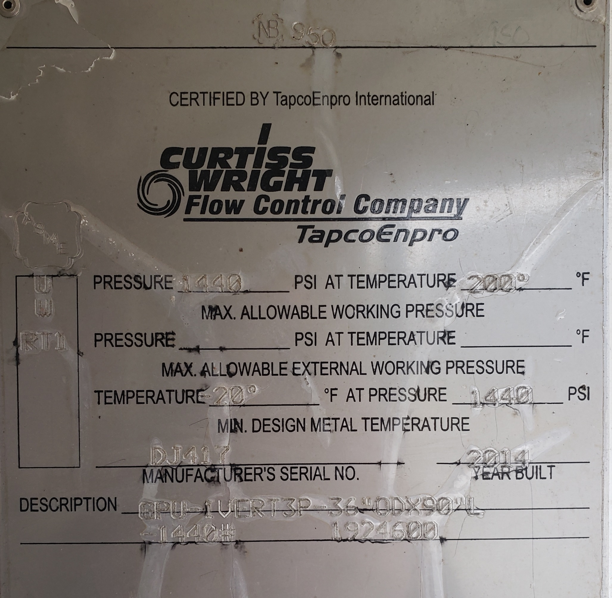 GPU, Single, 36"x90", 1440, 1 mmbtu