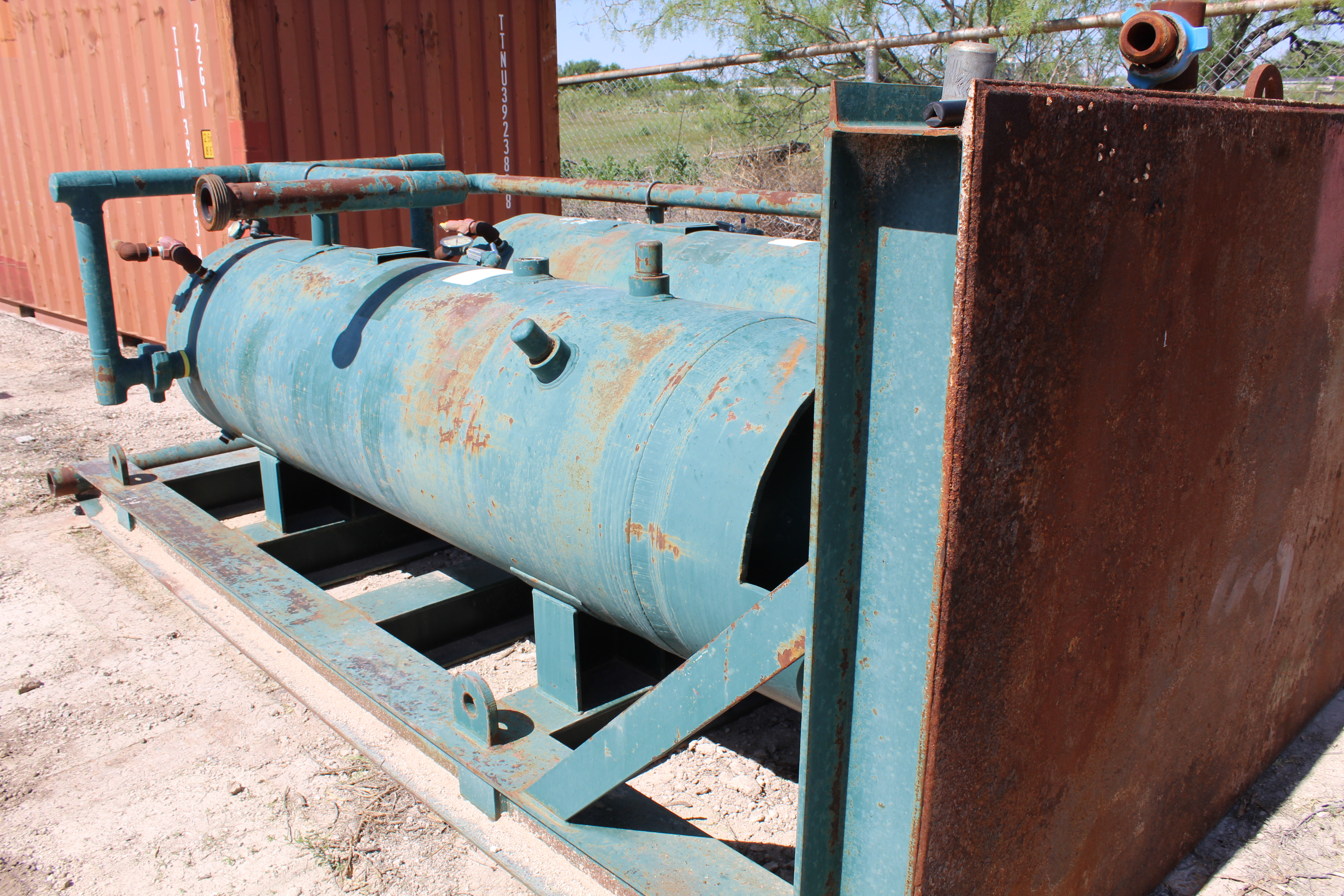 Used Sand Trap, Dual, Gravity, 30"x8', 3000#