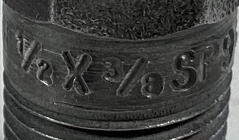 Coupling, THD, 1/2"x3/8", XH