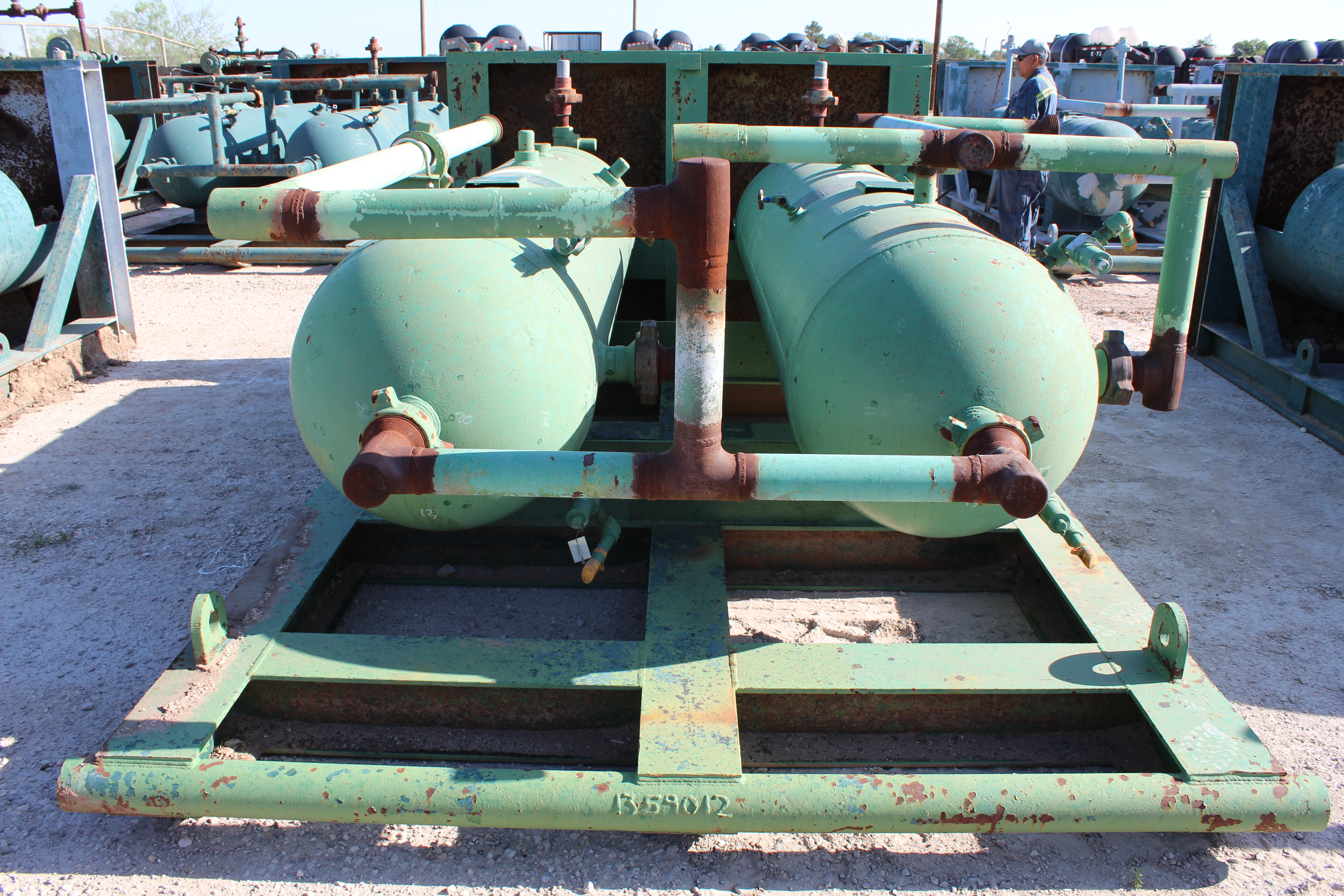 Used Sand Trap, Dual, Gravity, 30"x8', 3000#