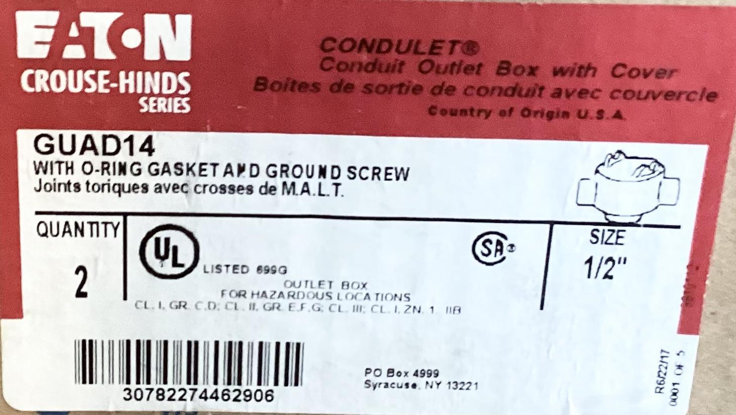 Condulet, Electrical, 2"x1/2", D