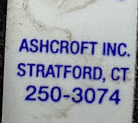 Gauge, Pressure, Dry, 1/4"x2", 0-10#