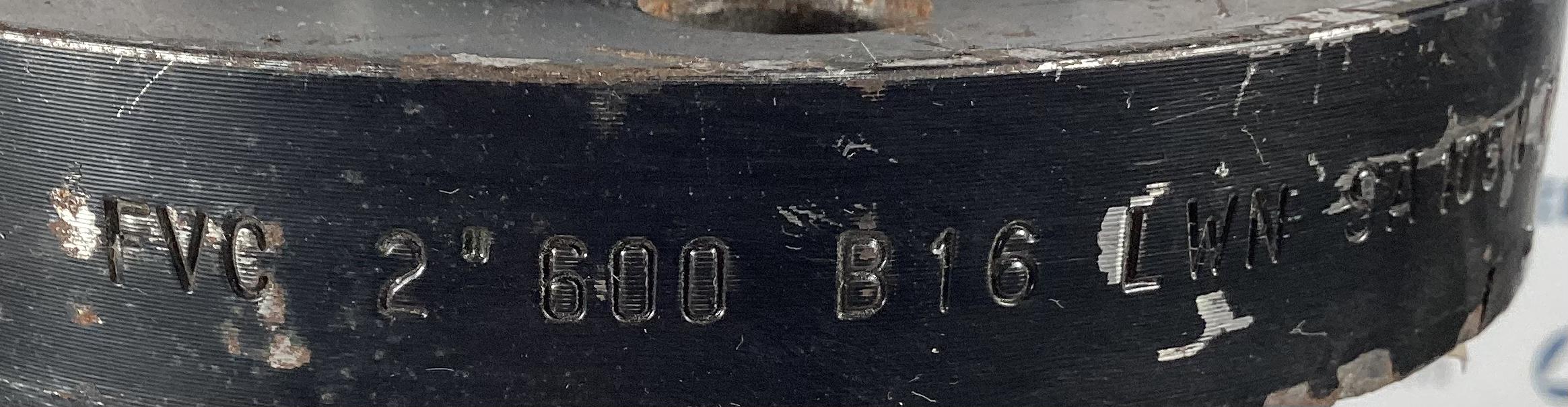 Flange, Pipe, 2"x10-3/4", RFWN, 600