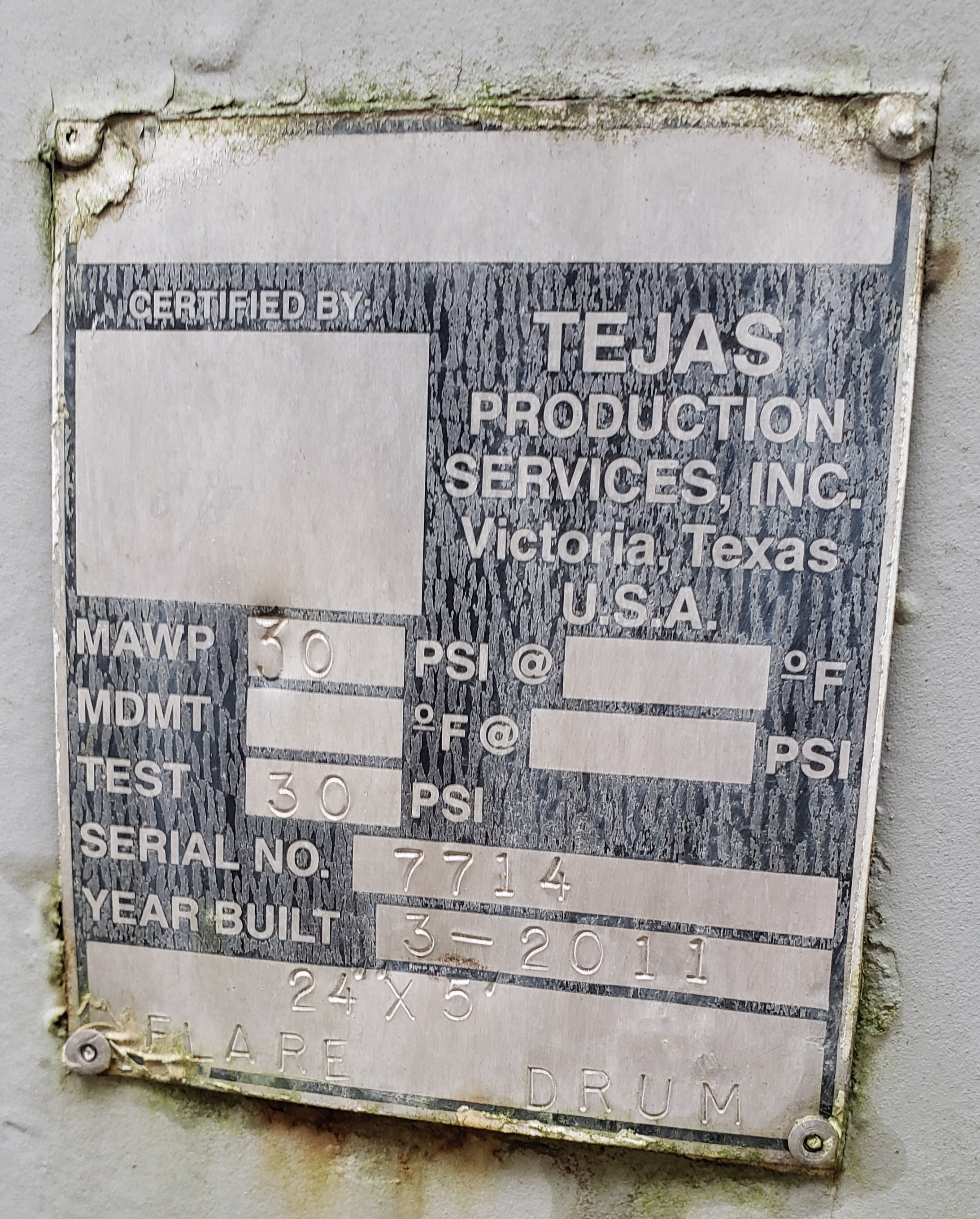 Used Flare Knockout 24"x5', 30#