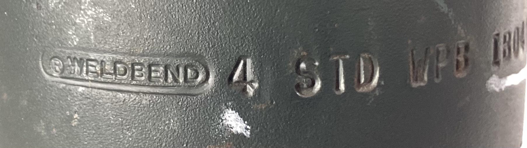 Elbow, Weld, 90°, LR, 4", STD