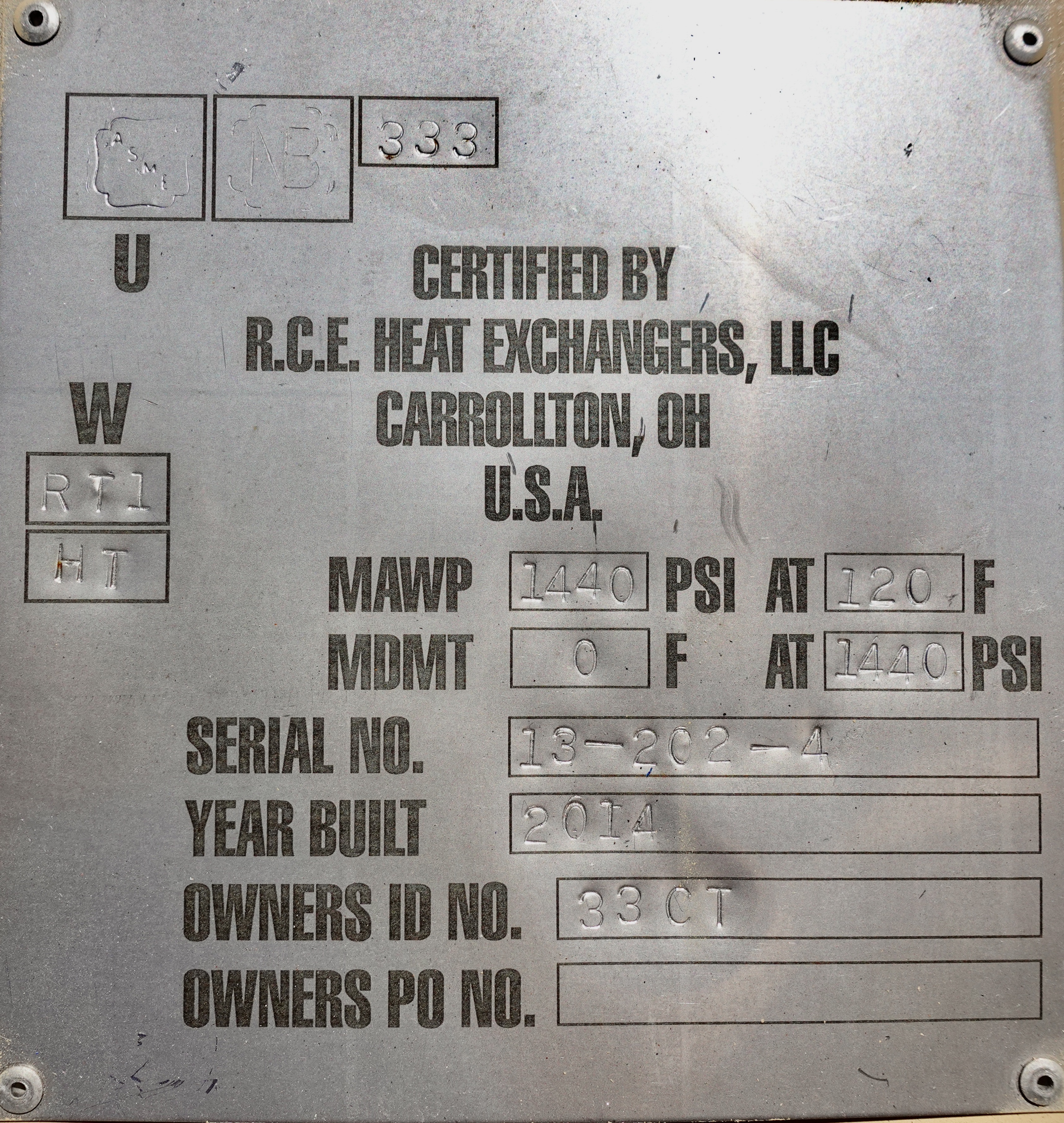 Used Tower, Glycol, Structured Packing, 36"x21'6", 1440#