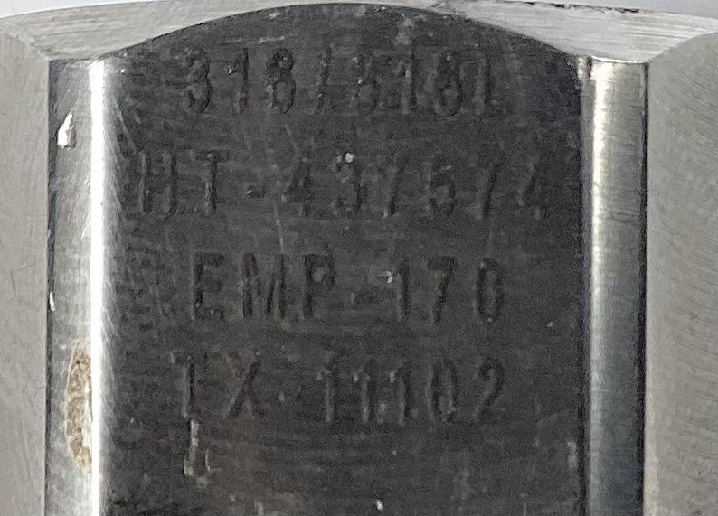 Thermowell, THD, 1/2"x3/4"x10", 316SS