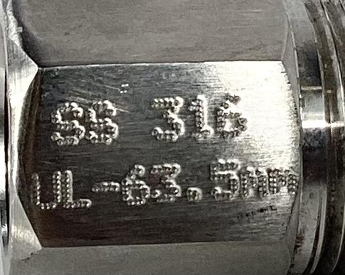 Thermowell, THD, 1/2"x3/4"x2-1/2", 316SS