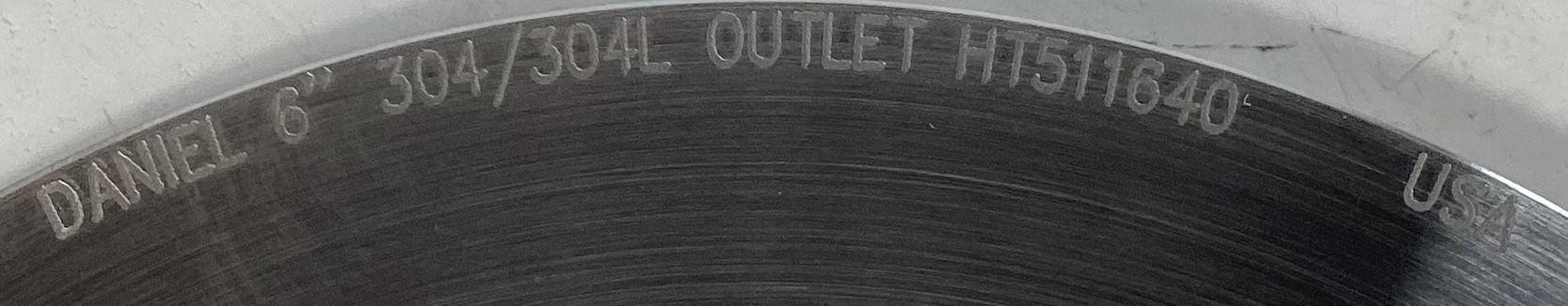 Orifice, Plate, 6", 3.5000", Daniel, RF150-2500, SS