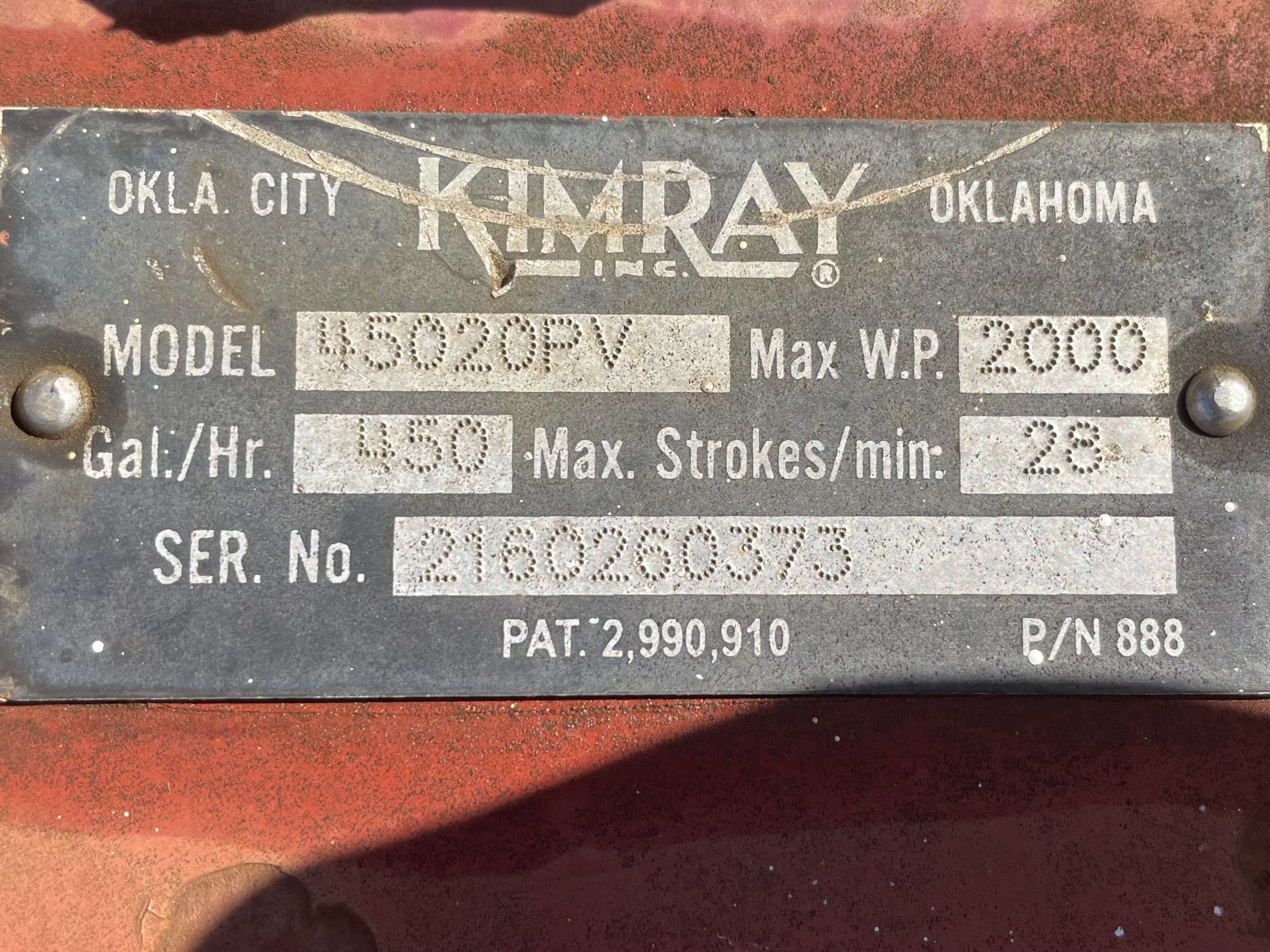 Used Dehy, Regen, 500 MBTU