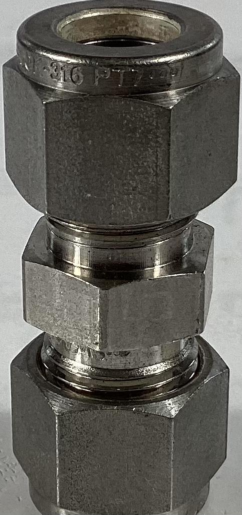 Fitting, Tube, Stainless Steel, 3/8", Tubing