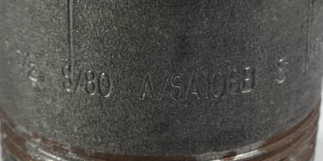 Nipple, 1-1/2"x3", XH