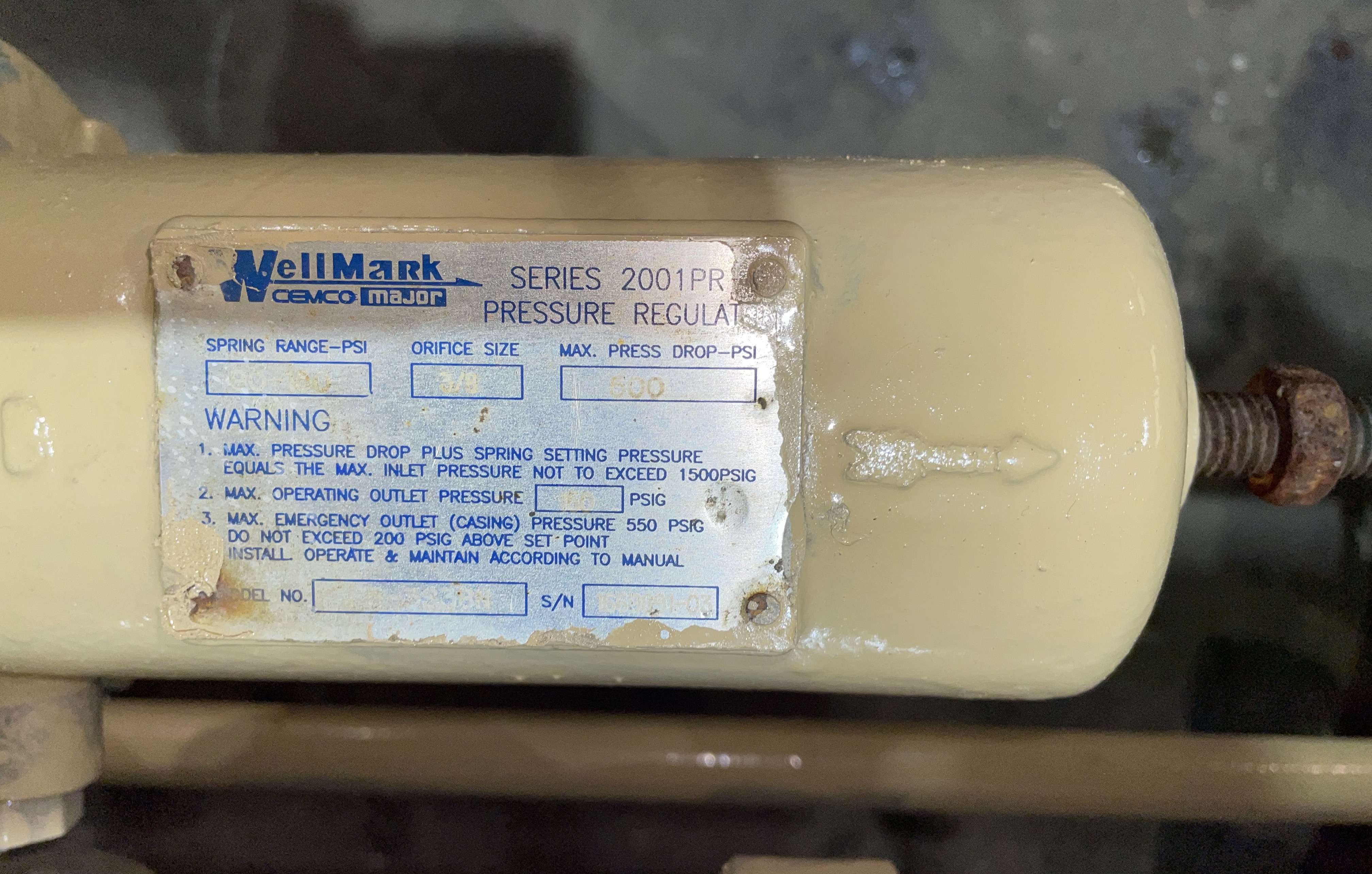 Used Line Heater, 2.5 mmbtu, 4", 5000#