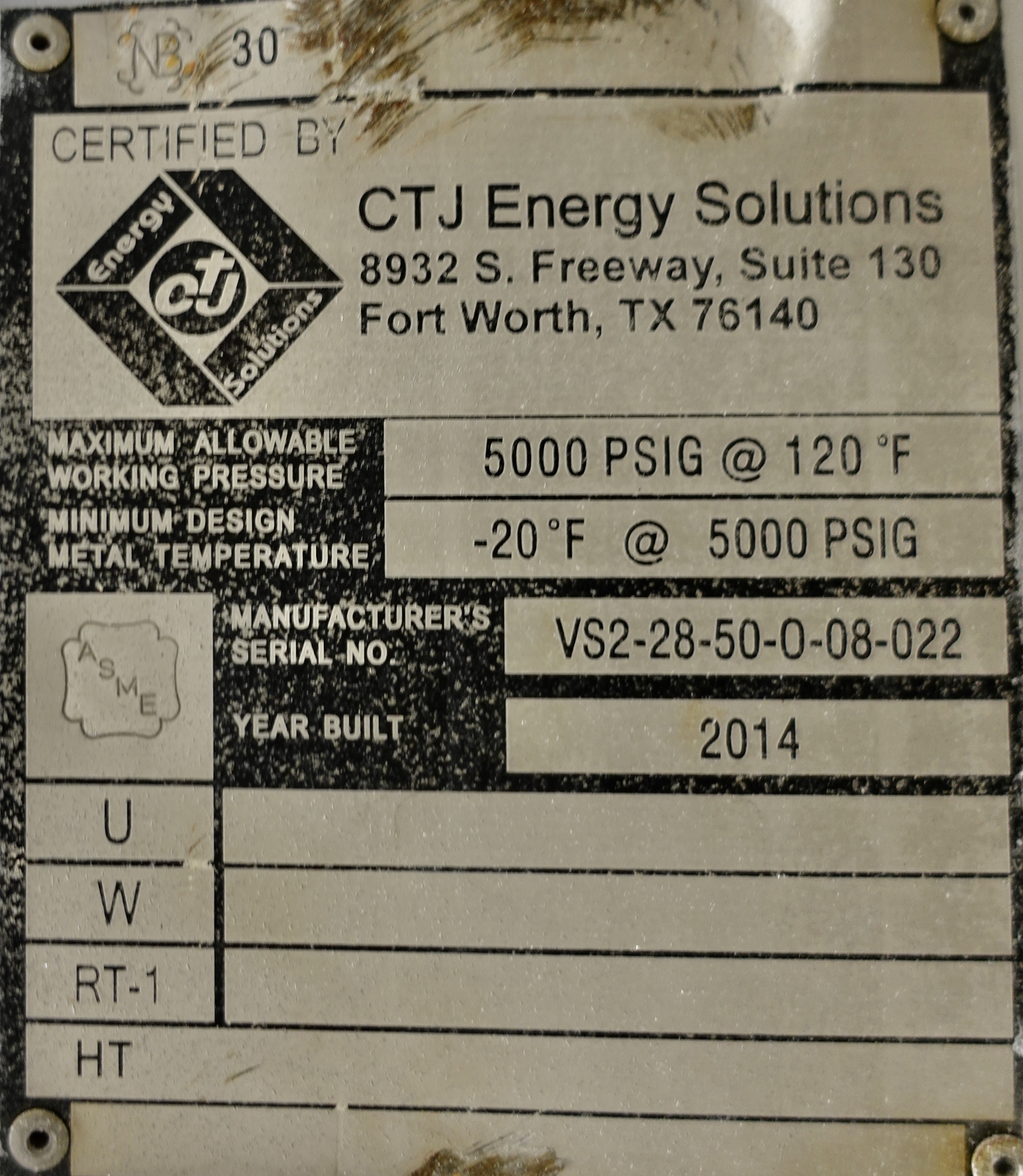 Refurbished Sand Trap, Gravity, 28"x8', 5000#