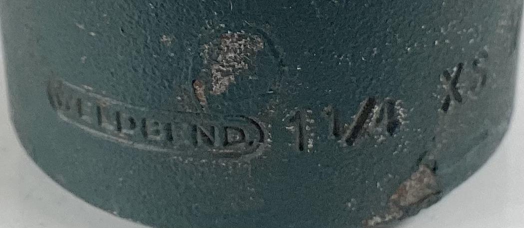 End Cap, 1-1/4", Weld, Sch 80