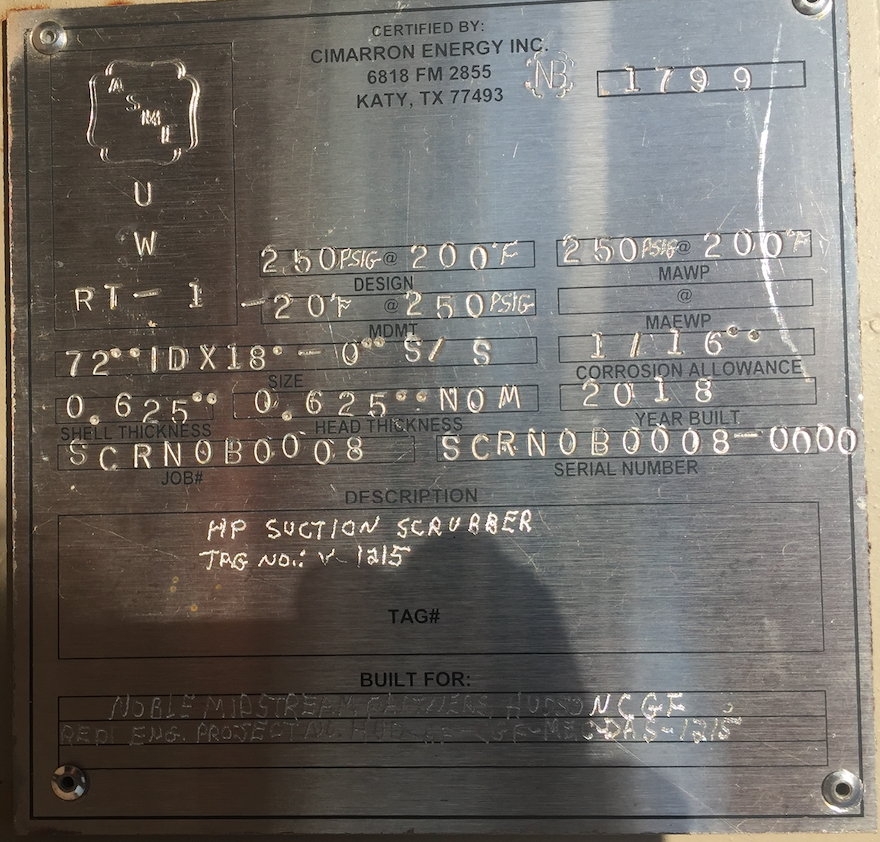 Separator, Vertical, 2P, 72"x18', 250#