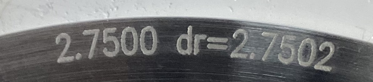 Orifice, Plate, 6", Daniel, RF150-2500, SS