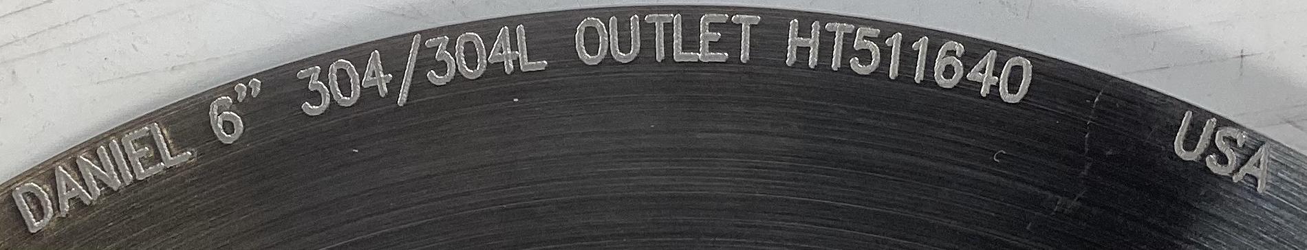 Orifice, Plate, 6", 4.2500", Daniel, RF150-2500, SS