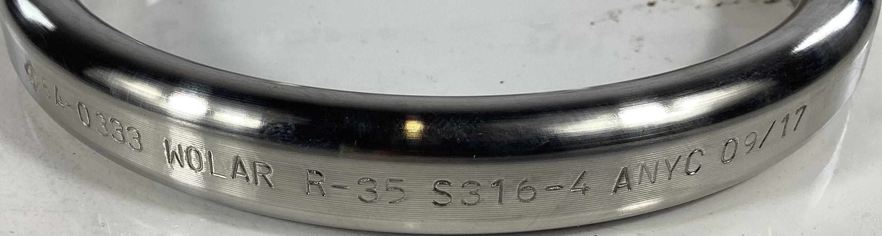Gasket, Ring Joint, 5000#, 316SS, R35