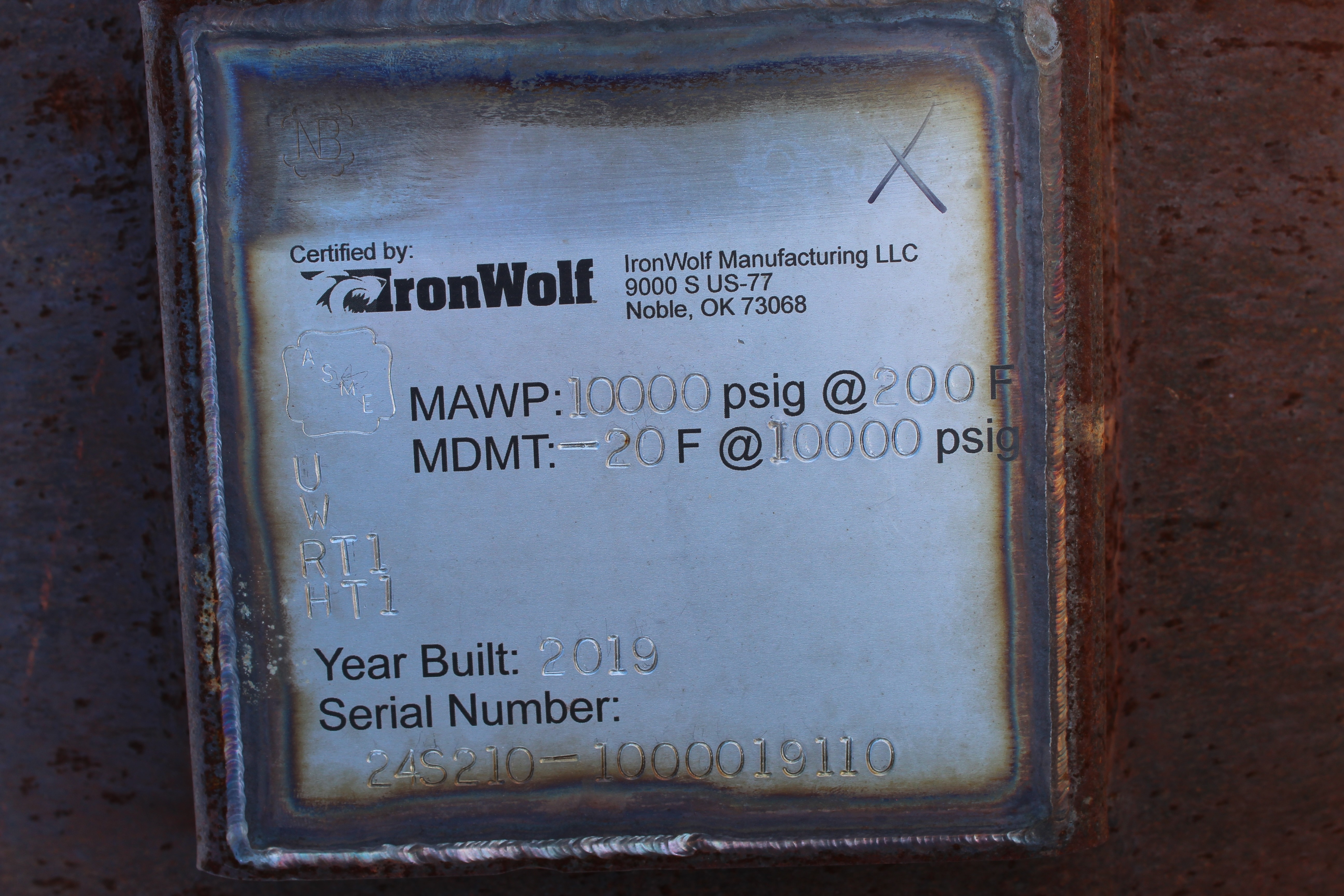 Sand Trap, Cyclonic, 24"x8', 10000#