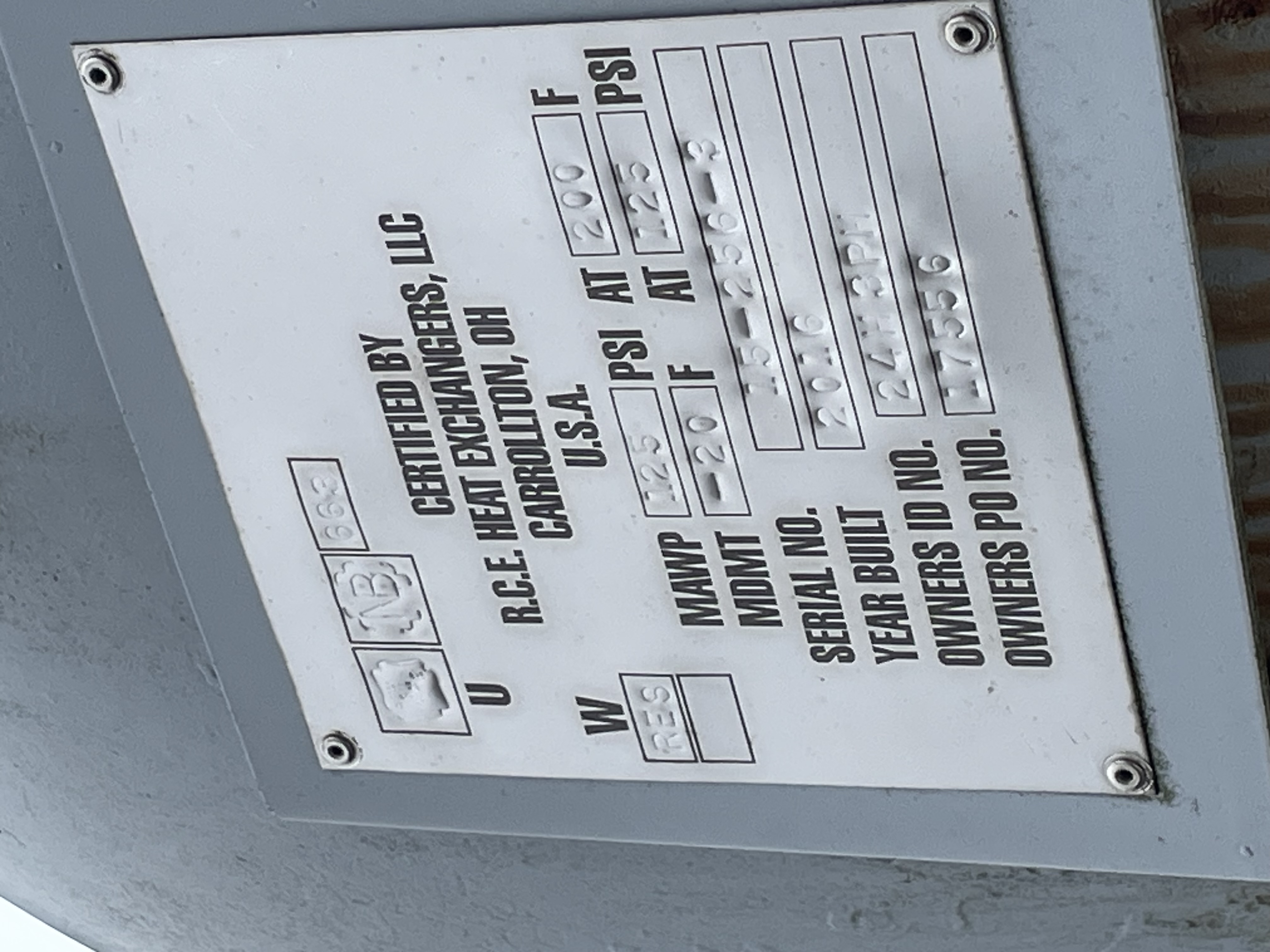 Used Dehy, 500 mbtu, 36" Tower