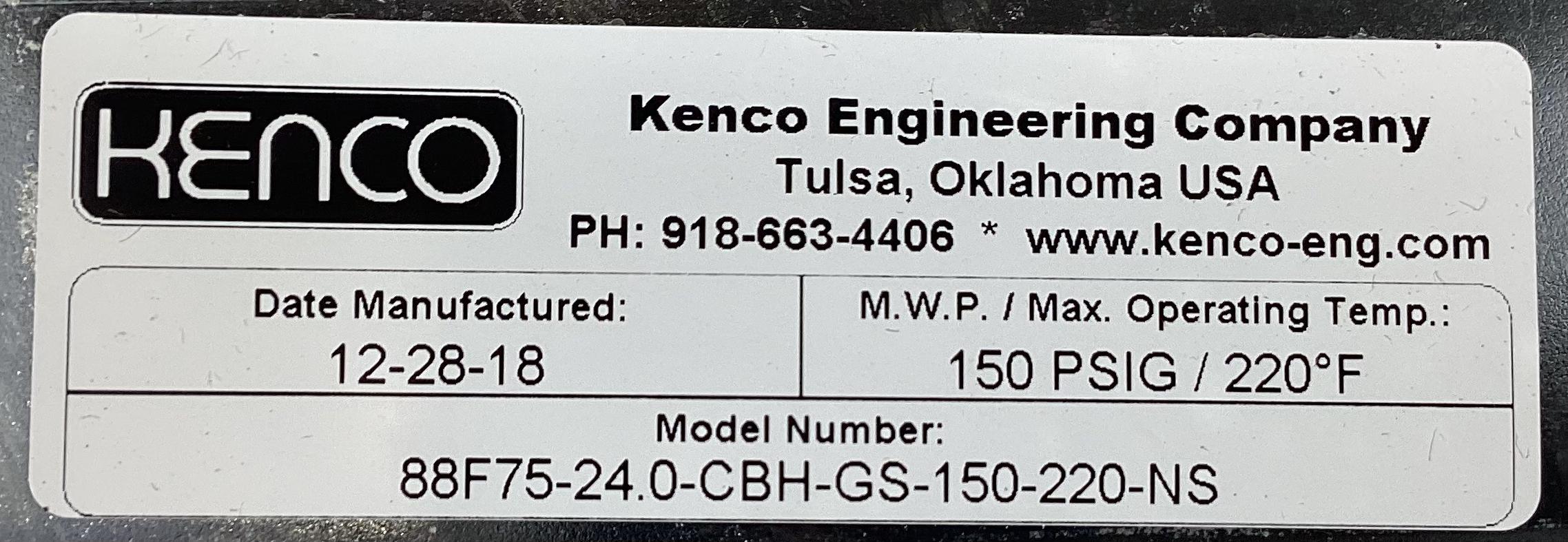 Gauge, Level, Liquid, Kenco, 3/4"x22", 150#