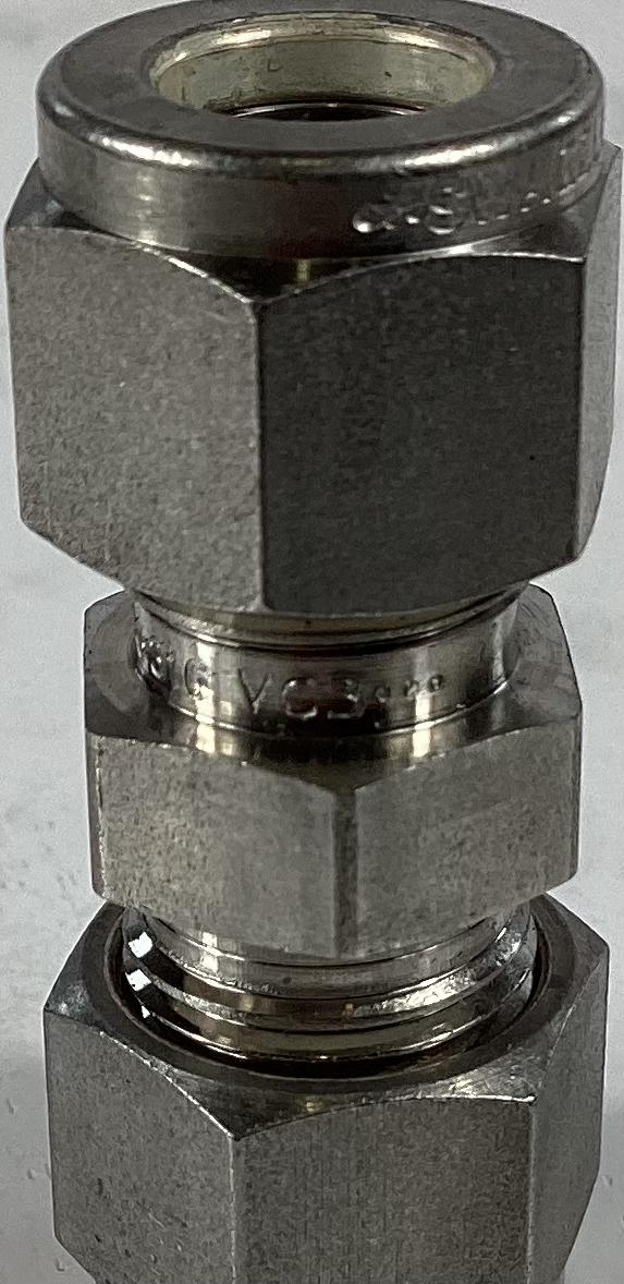 Fitting, Tube, Stainless Steel, 3/8", Tubing