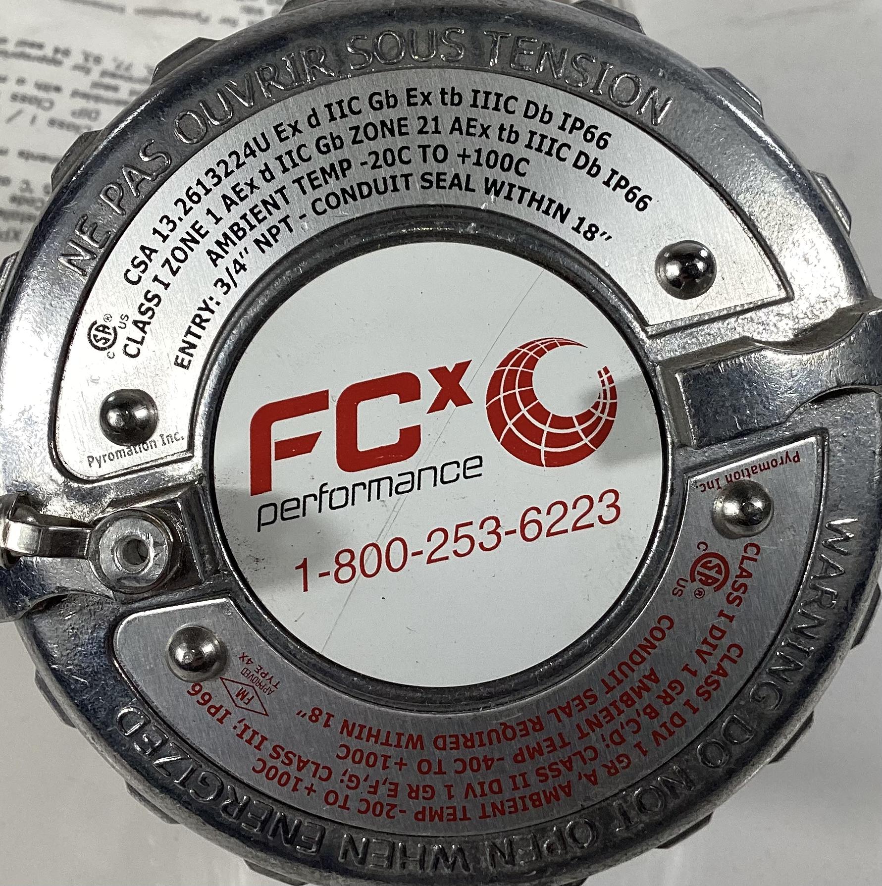 Sensor, Temperature, Thermocouple, FCX, 3/4"x1/2"x2-1/2"
