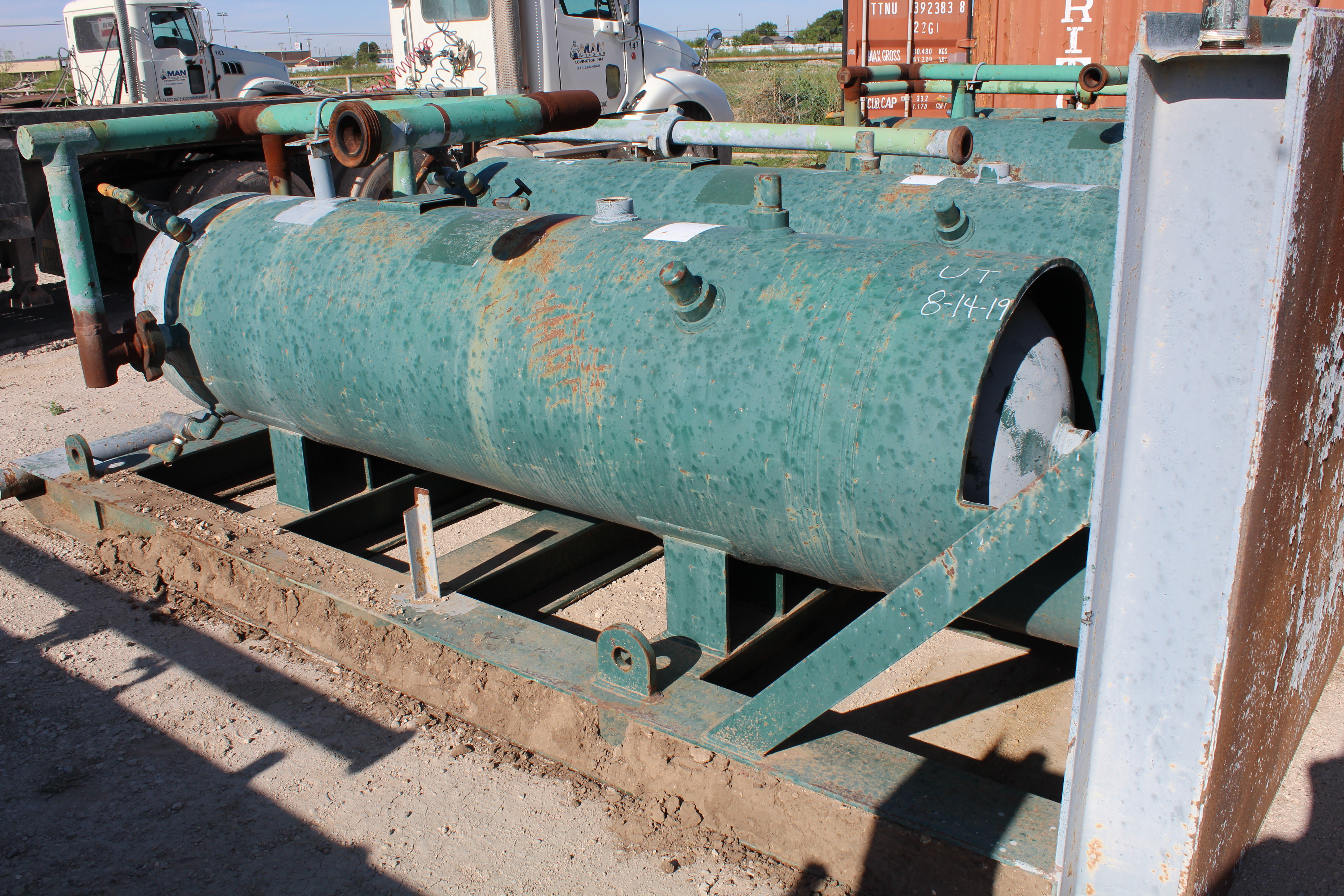 Used Sand Trap, Dual, Gravity, 30"x8', 3000#