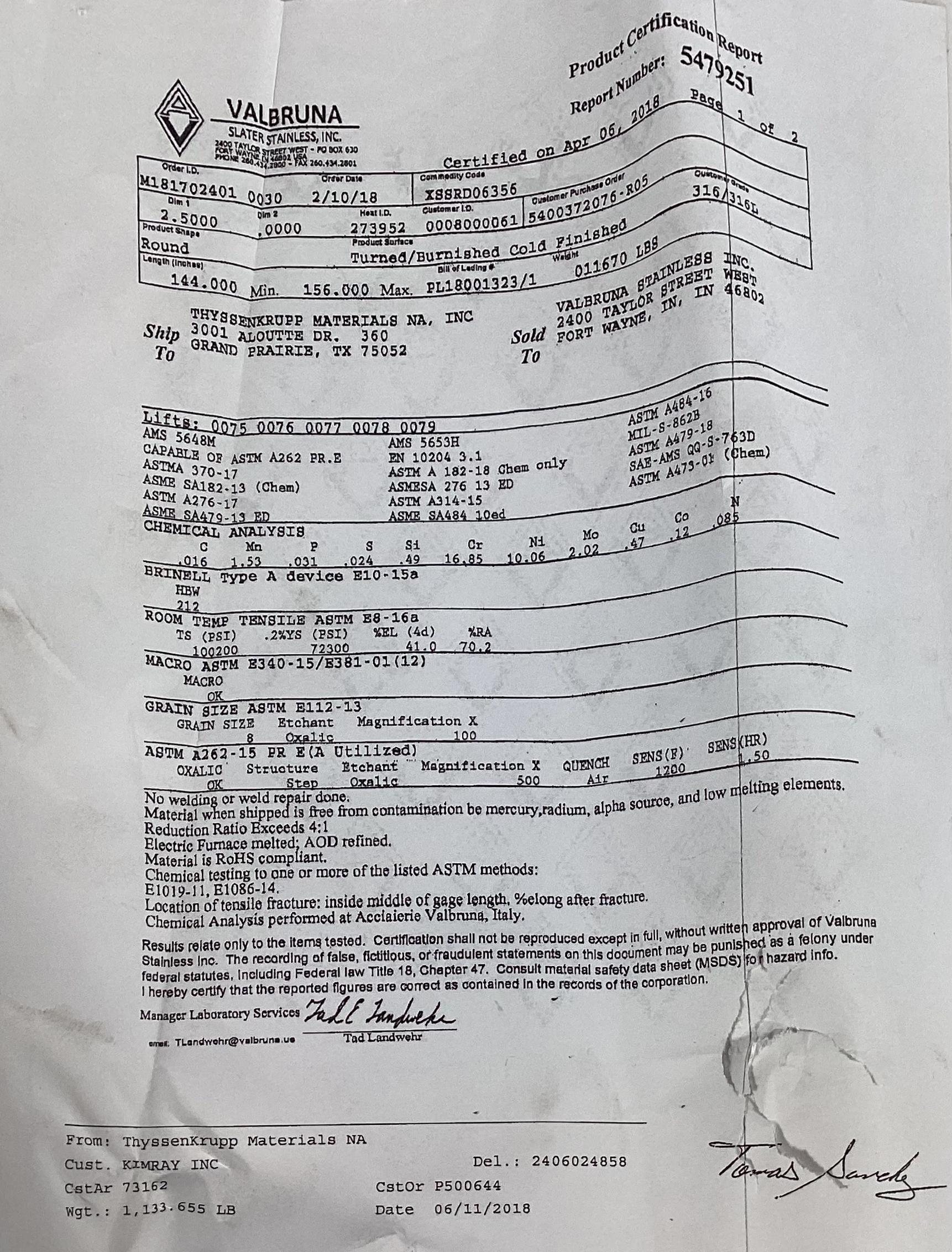 Switch, Level, 2" 2,000, Kimray