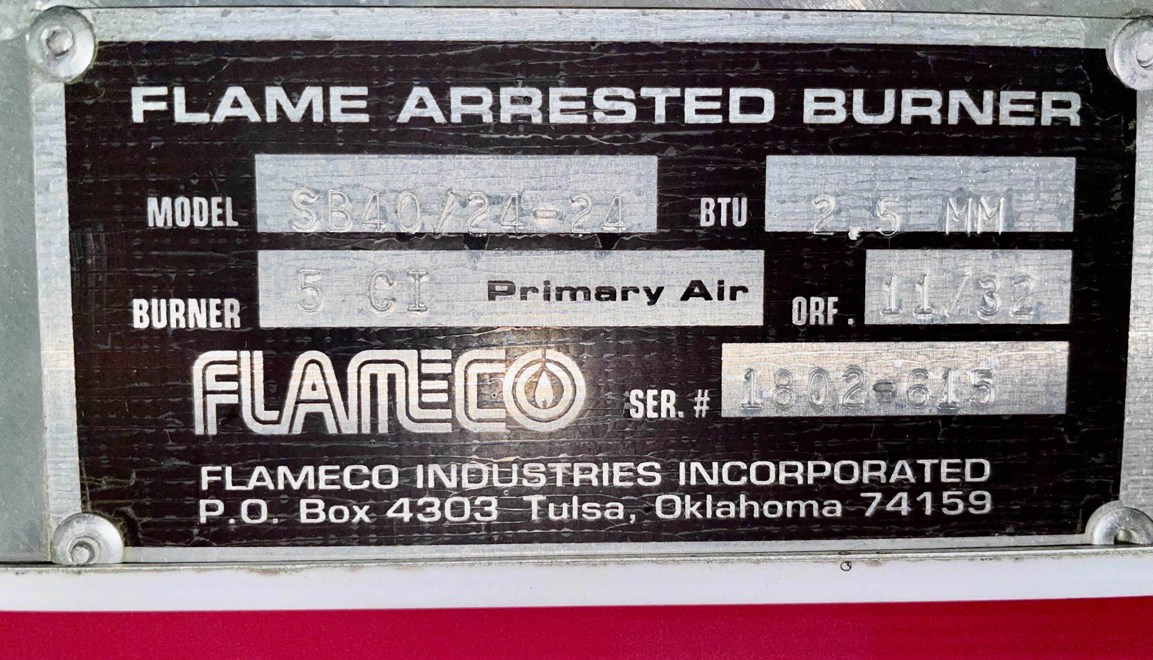 Used Line Heater, 2.5 mmbtu, 4", 5000#