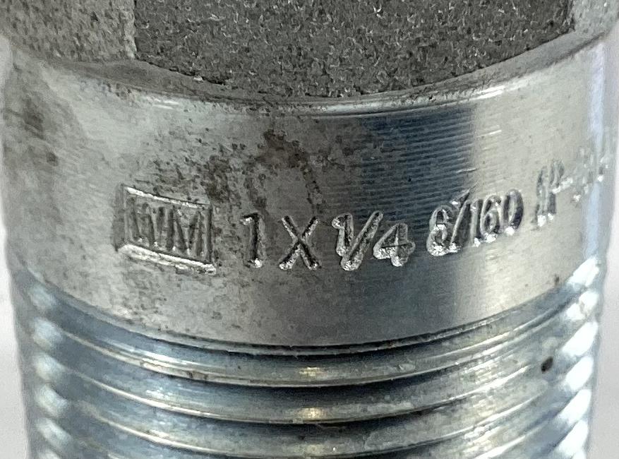 Coupling, THD, 1"x1/4", MxM, SCH160