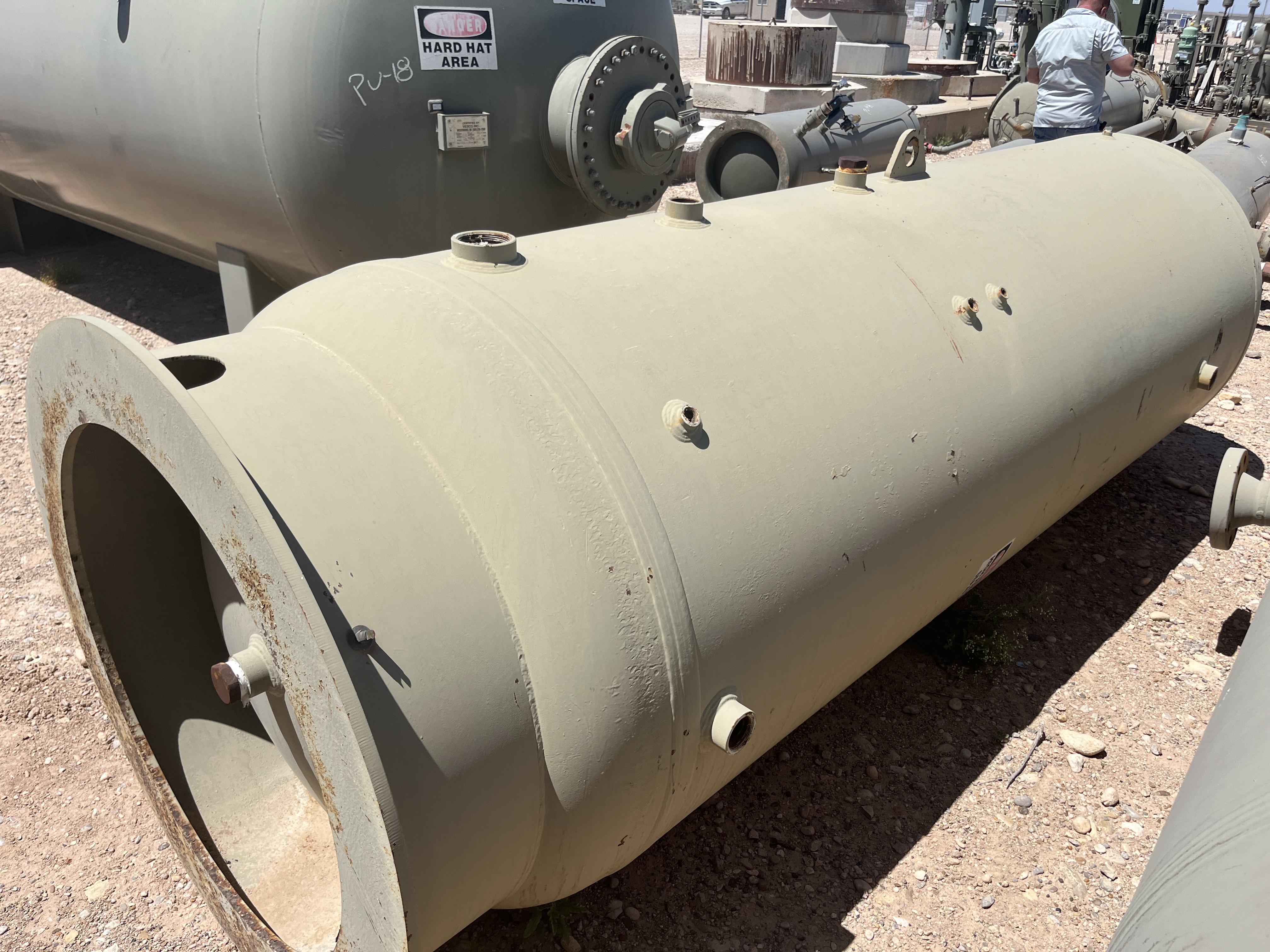 Used Separator, Vertical, 2P, 48"x10', 1000#