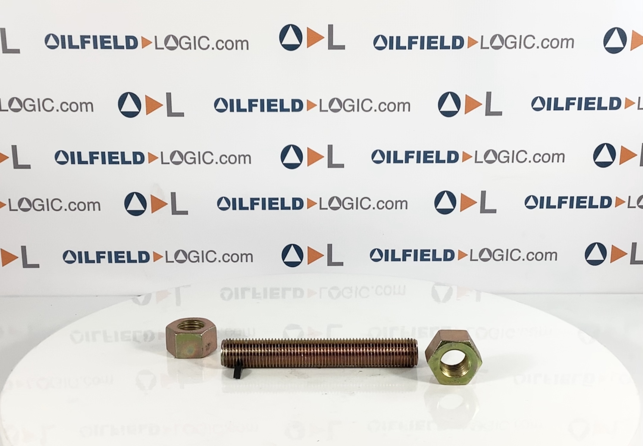  Stud, THD, 1 1/8"-8 x 7 1/2", Zinc