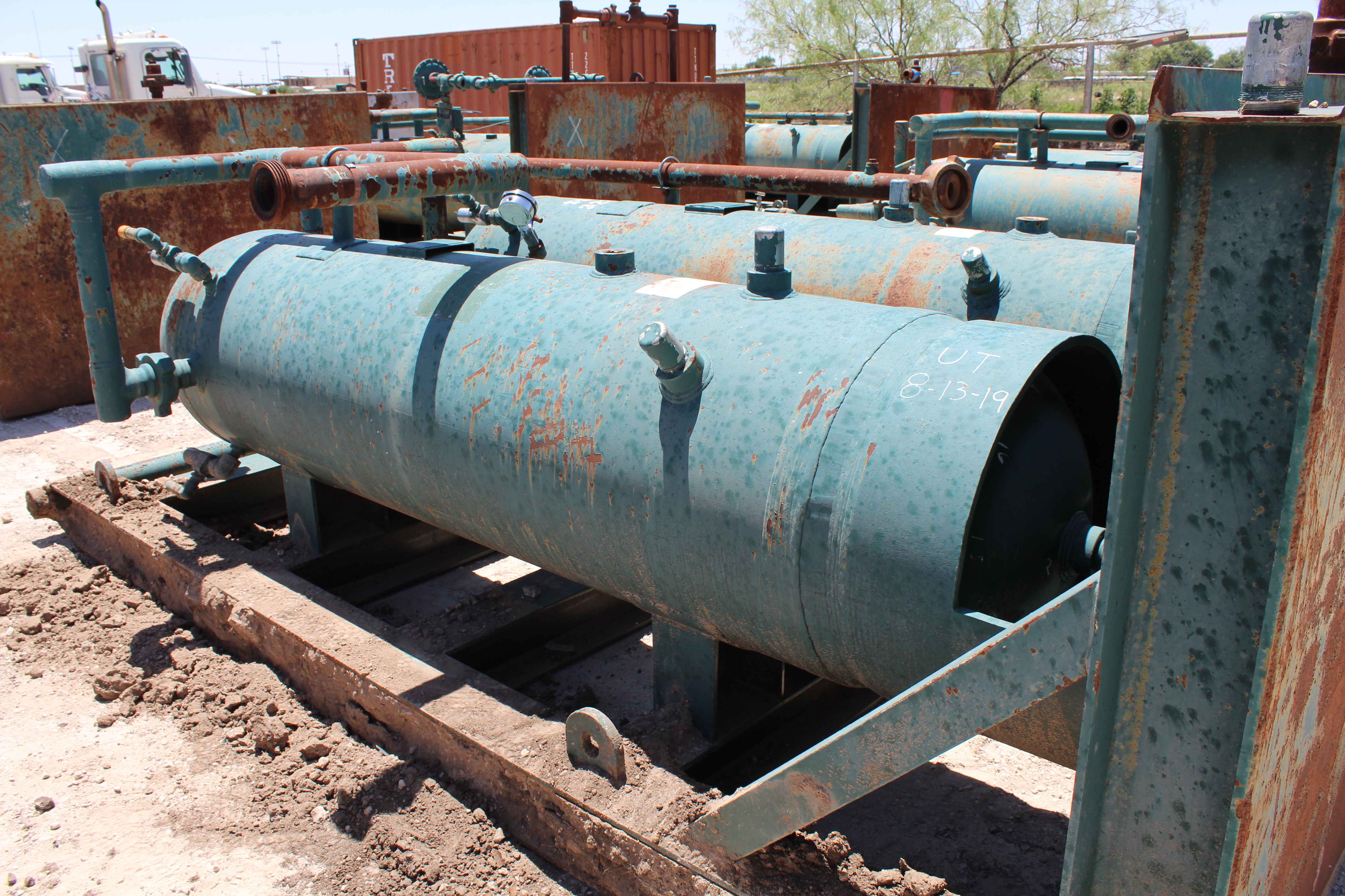 Used Sand Trap, Dual, Gravity, 30"x8', 3000#