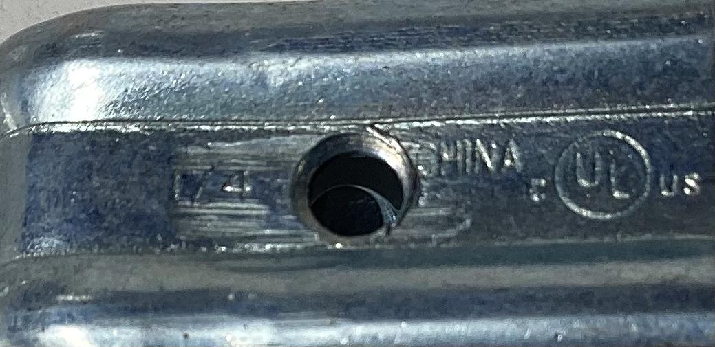 Conduit & Cable Hardware, 1/4", 50pcs/pk