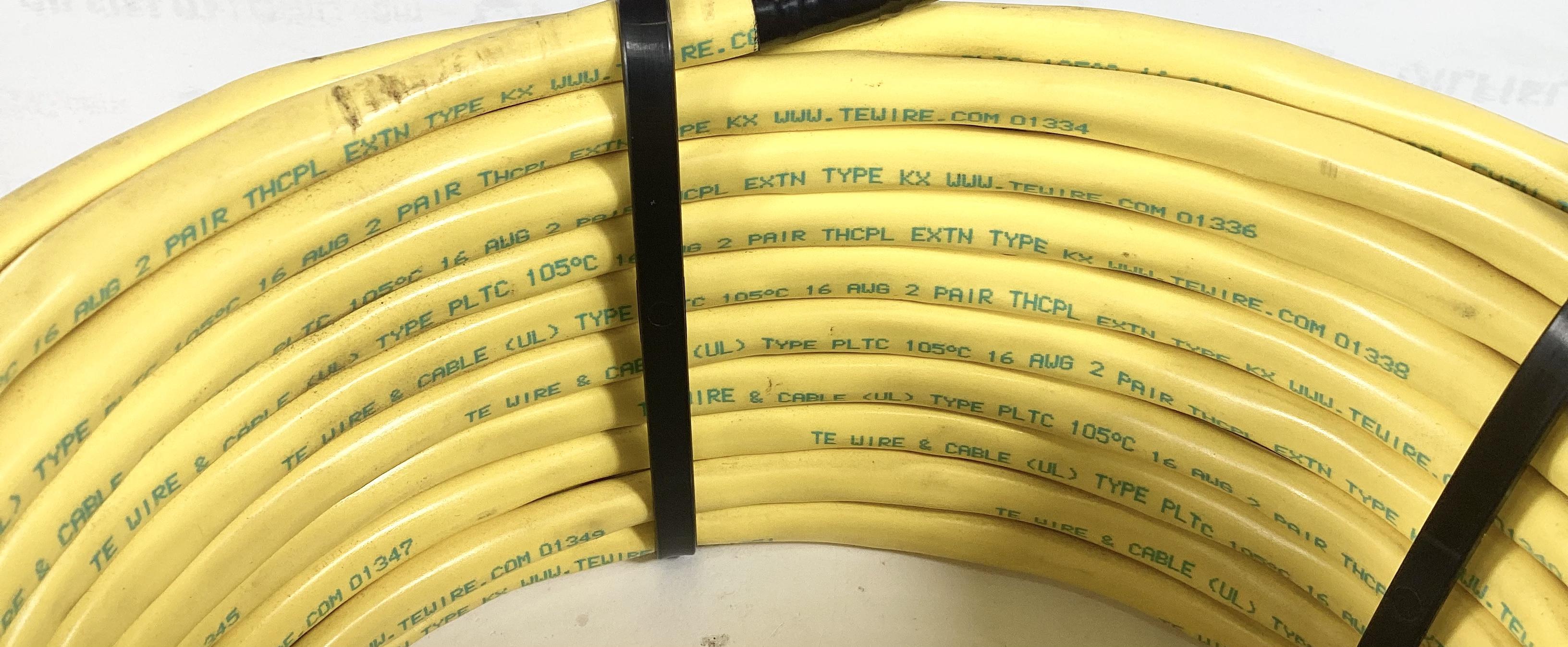 Used Thermocouple extension cable, UL, 300 Volt PVC Insulated