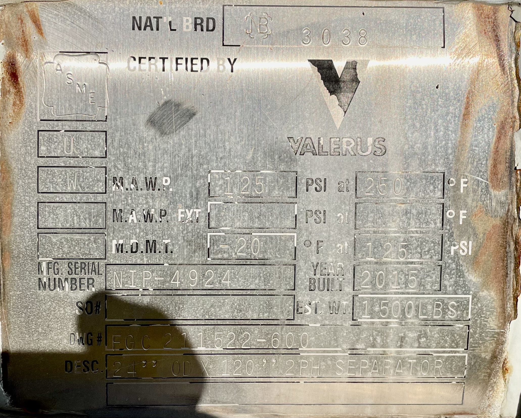 Used Stabilizer, 1500 bpd