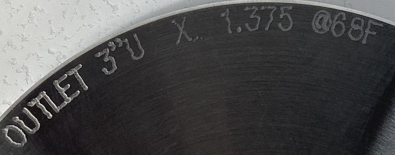 Orifice, Plate, 3", 1.375", Kelley, RF150-2500, SS