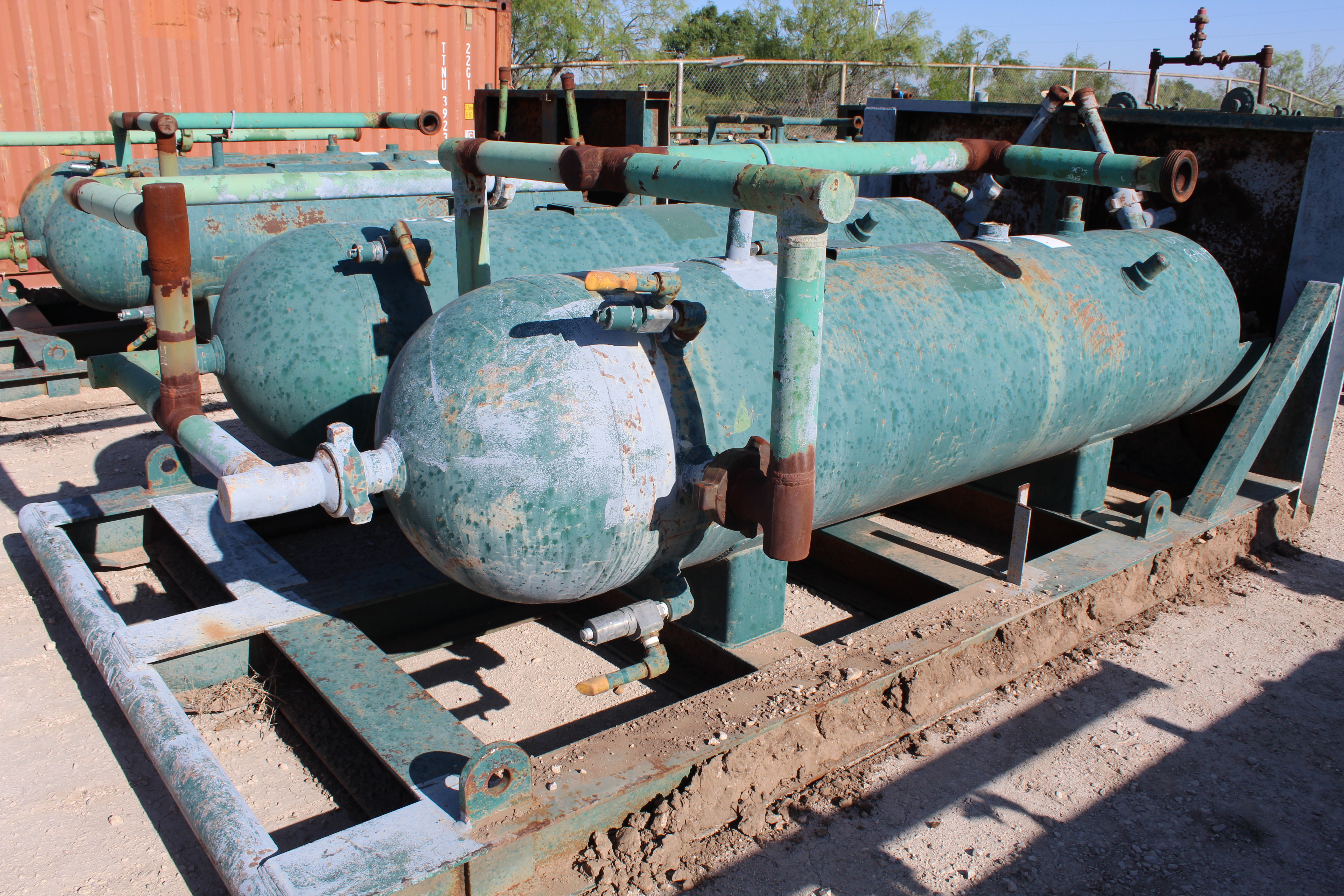 Used Sand Trap, Dual, Gravity, 30"x8', 3000#