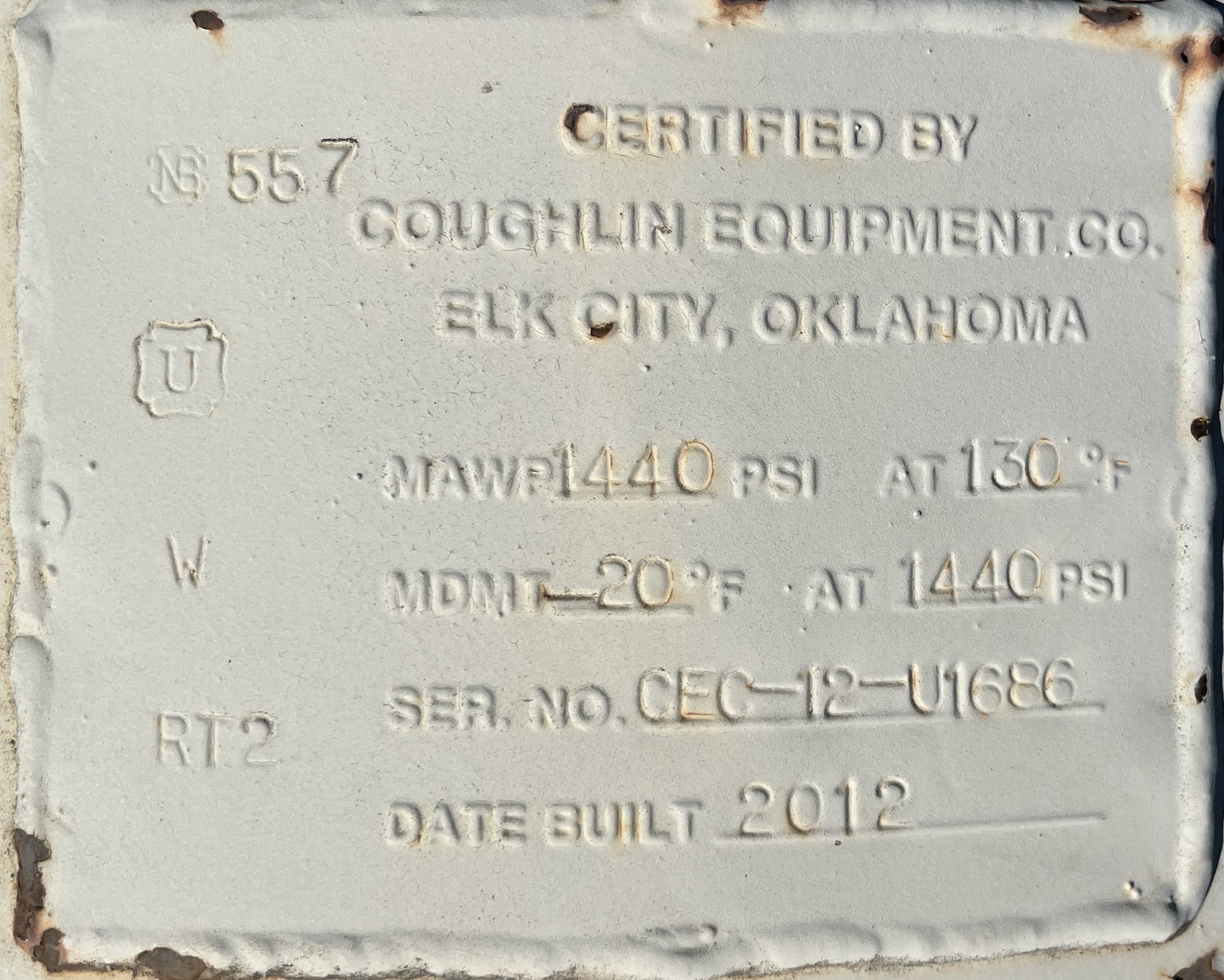 Used Separator, Vertical, 2P, 24"x10', 1440#