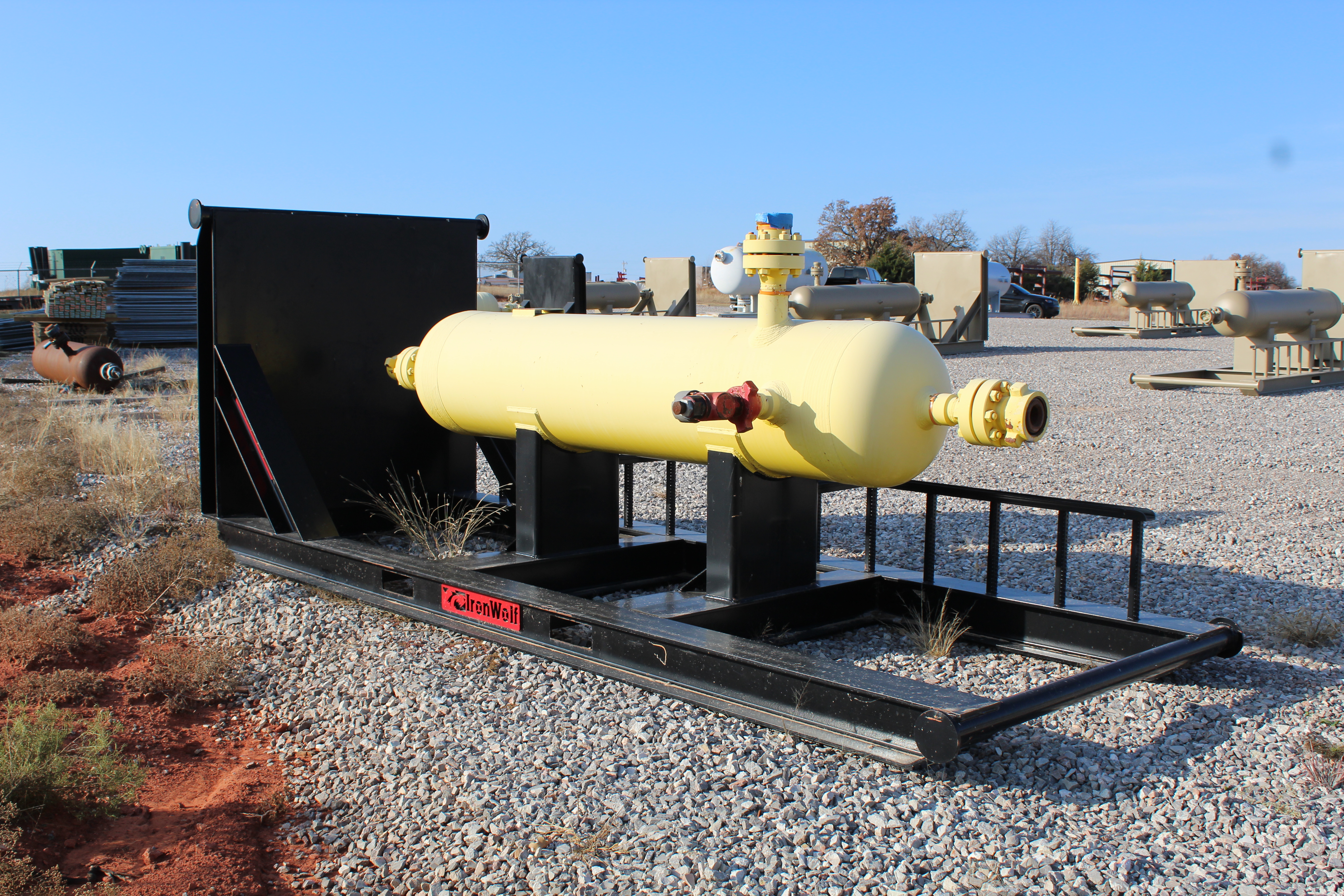 Used Sand Trap, Cyclonic, 24"x8', 7500#